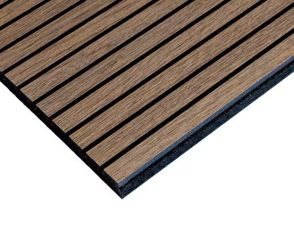 MDF Walnut Bosco Micro Flute Wall Panel